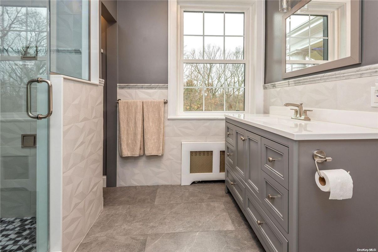 Bathroom, Glass Shower, Interior