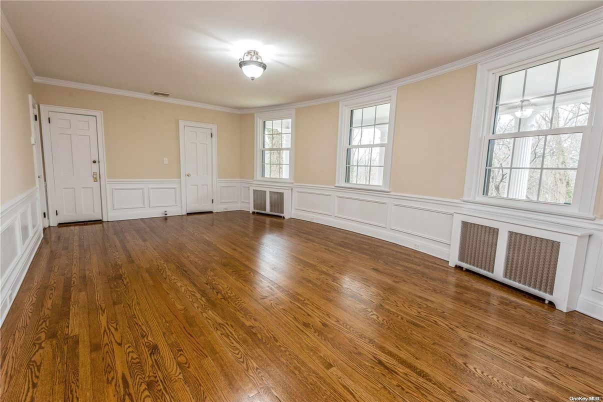 Empty room, Interior, Wood Texture Flooring