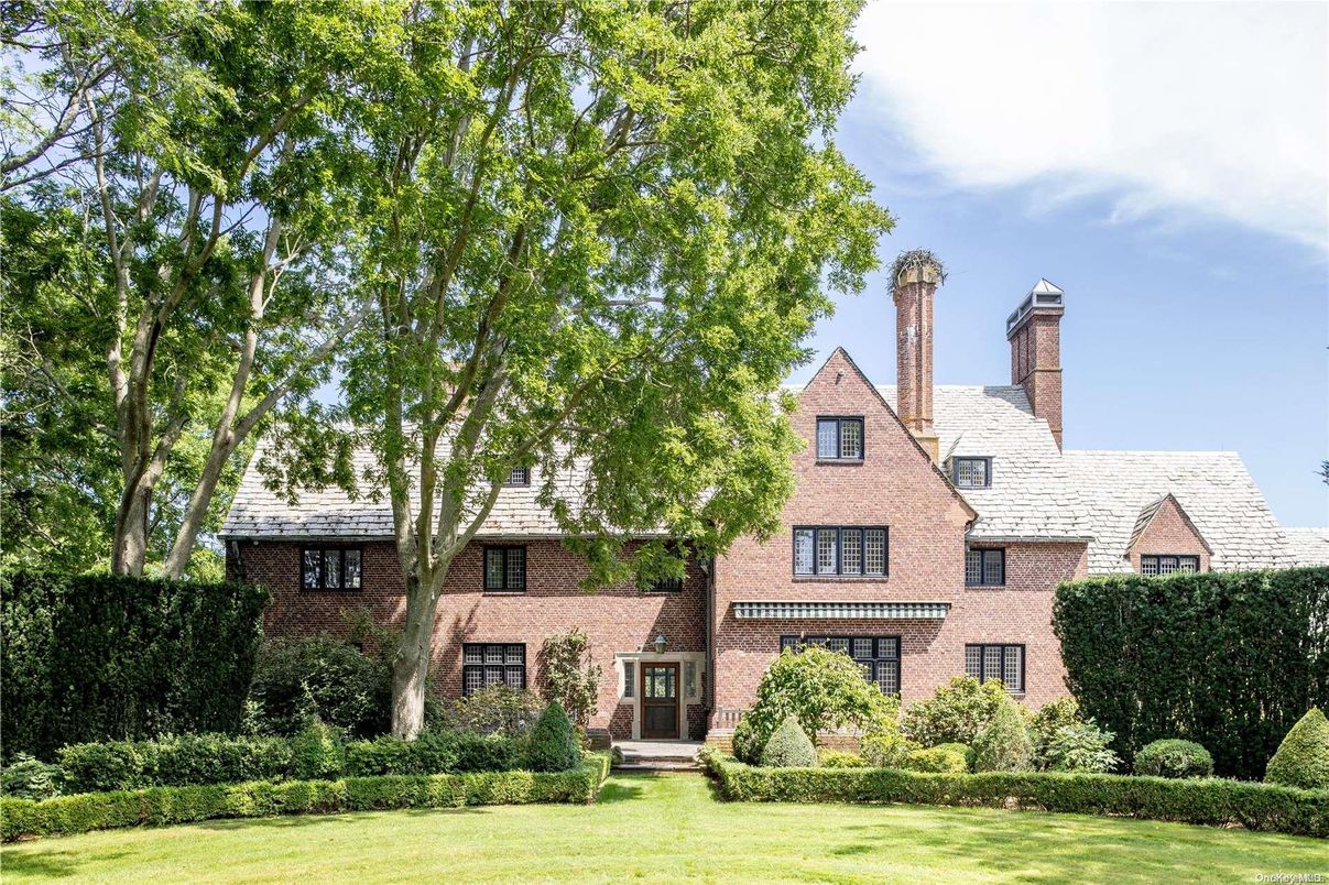 Exterior, Facade, Brick Facade, Tudor Revival