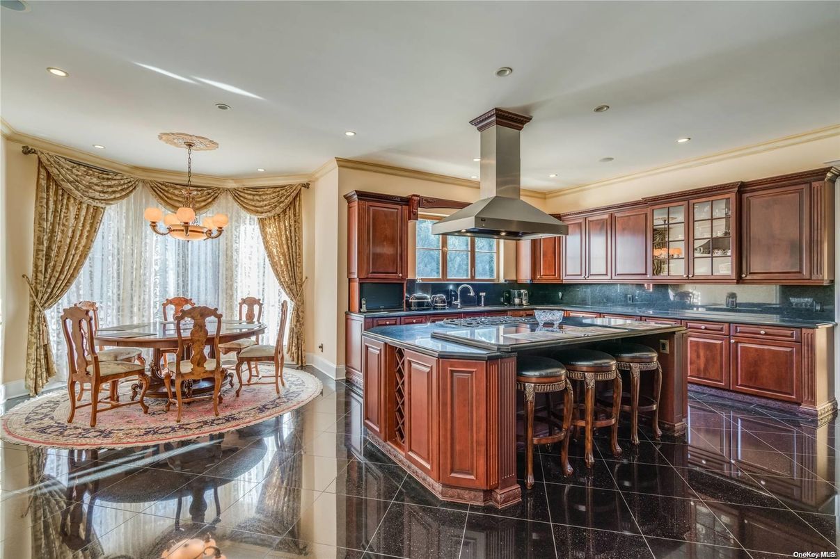 Dining room, Interior, Kitchen, Recessed Lighting