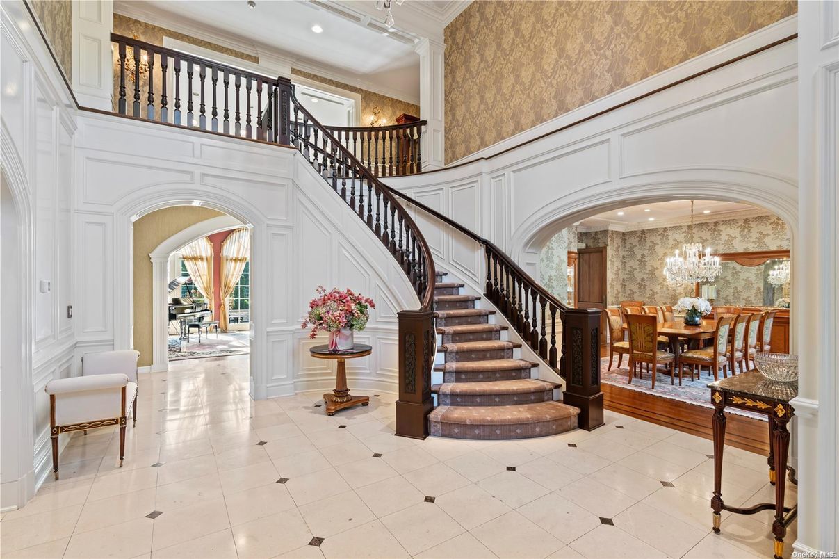 Chandelier, Dining room, Interior, Recessed Lighting