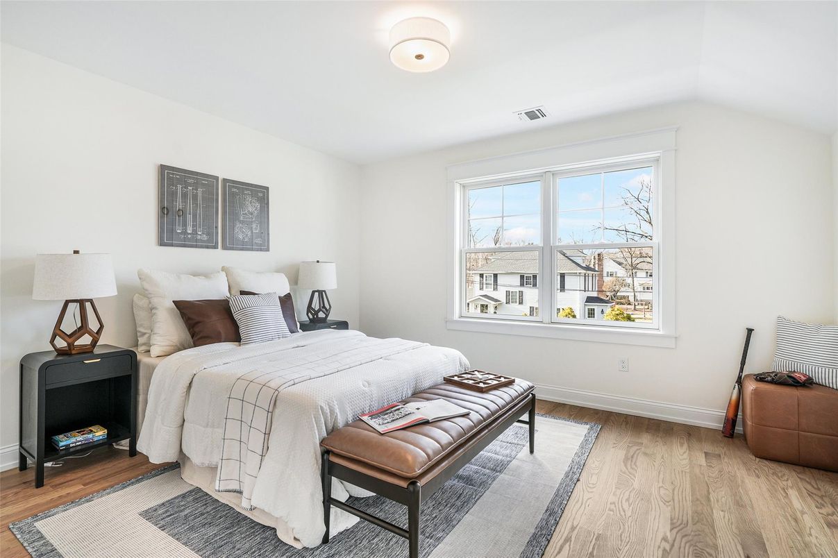Bedroom, Interior, Wood Texture Flooring