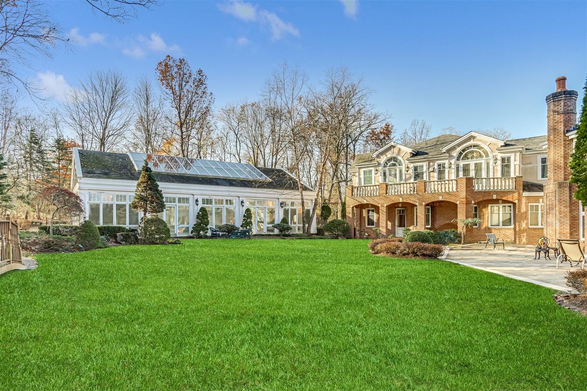 Backyard, Exterior, Facade, Solar Panels, French Provincial