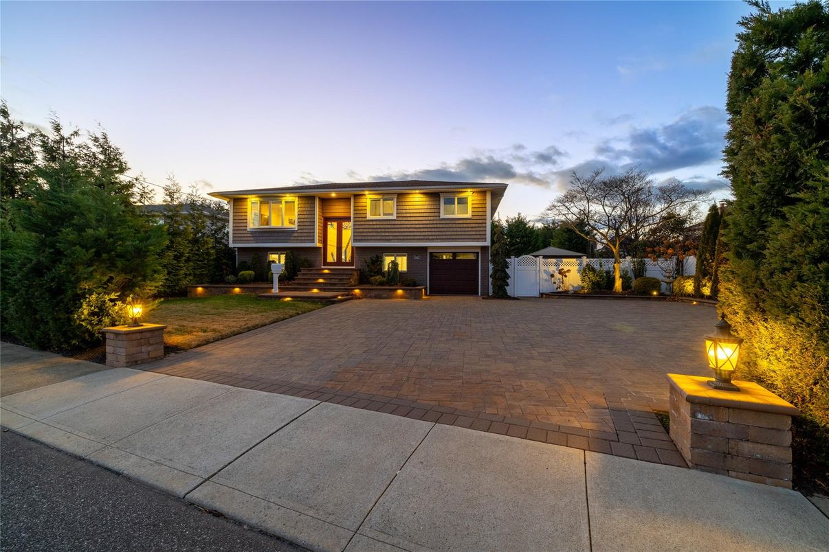 Attached, Backyard, Exterior, Facade, Raised Ranch