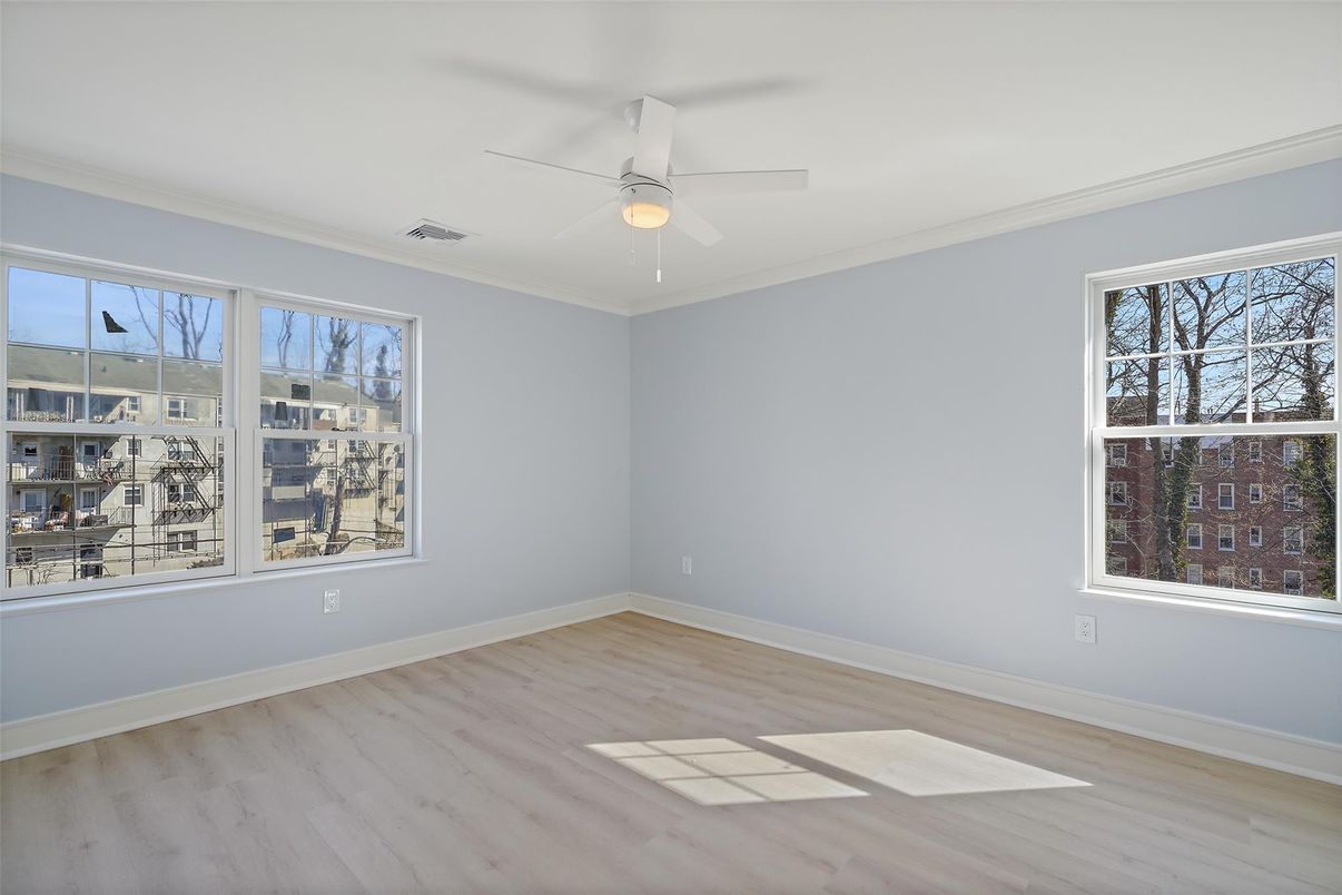 Empty room, Interior, Wood Texture Flooring