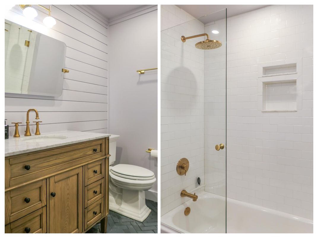 Bathroom, Glass Shower, Interior