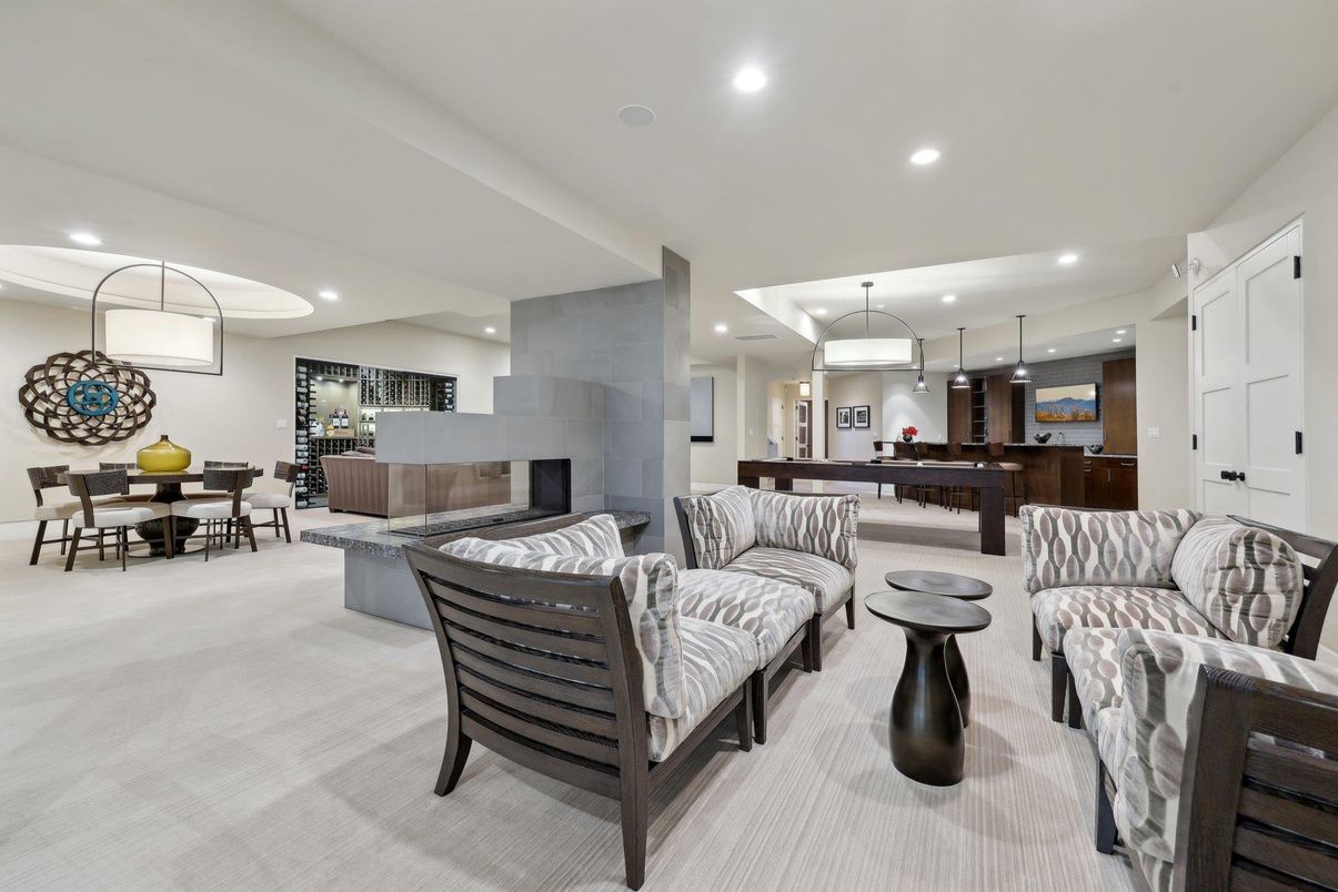 Dining room, Interior, Kitchen, Living room, Pendant Lights, Recessed Lighting