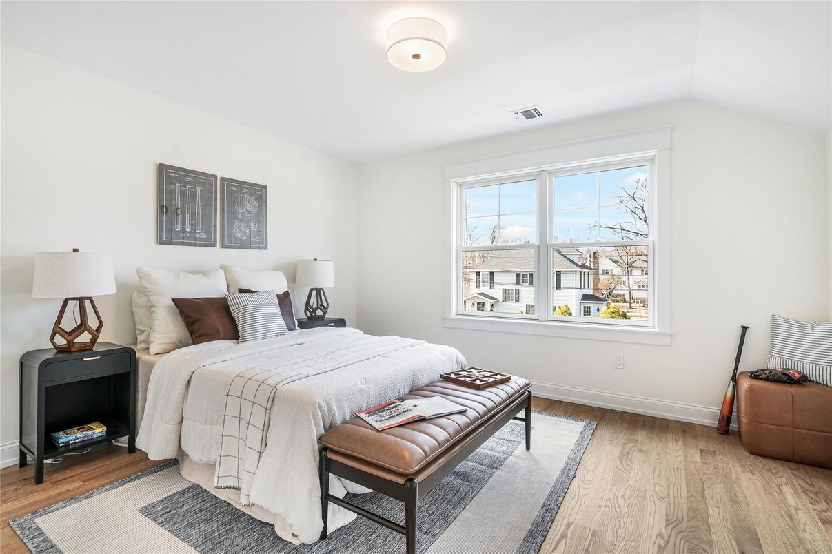 Bedroom, Interior, Wood Texture Flooring
