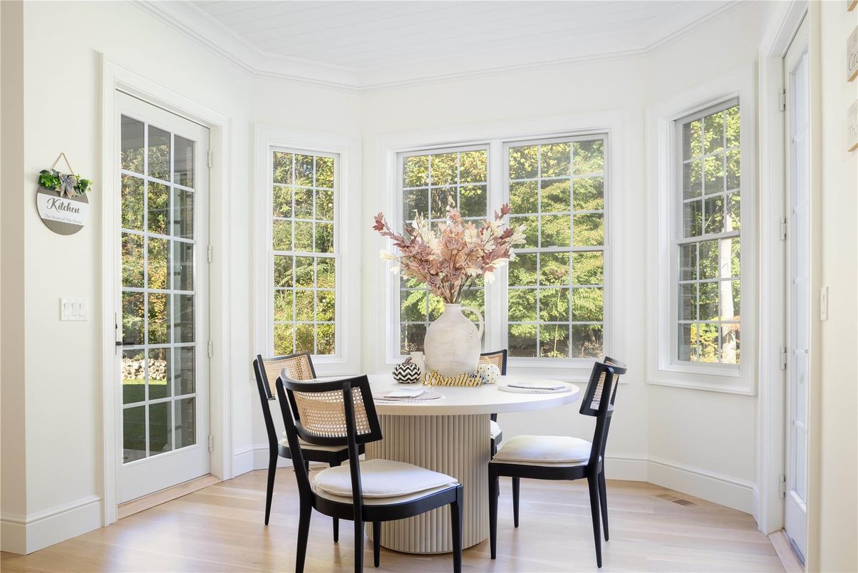 Dining room, Interior, Wood Texture Flooring