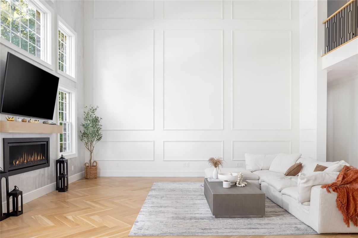 Fireplace, Interior, Living room, Wood Texture Flooring
