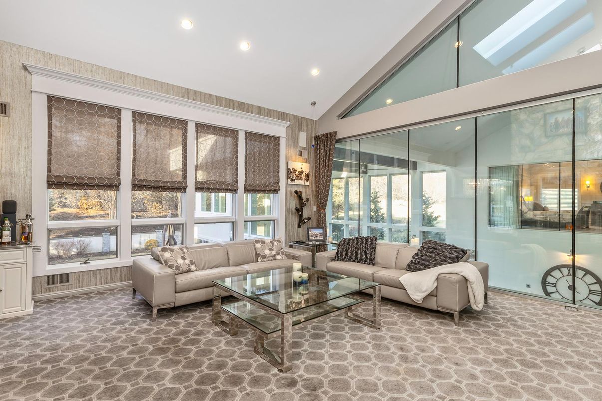 Interior, Living room, Recessed Lighting