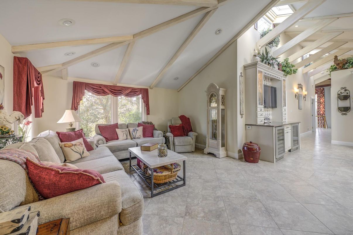 Interior, Living room, Recessed Lighting