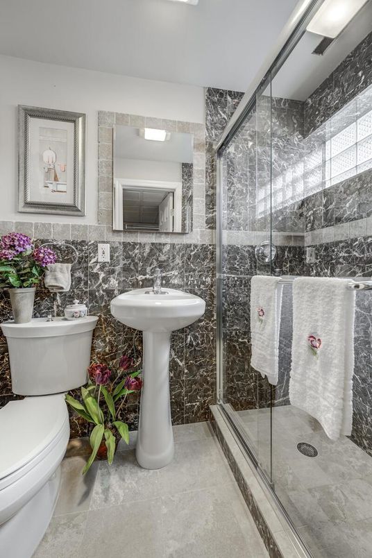 Bathroom, Glass Shower, Interior