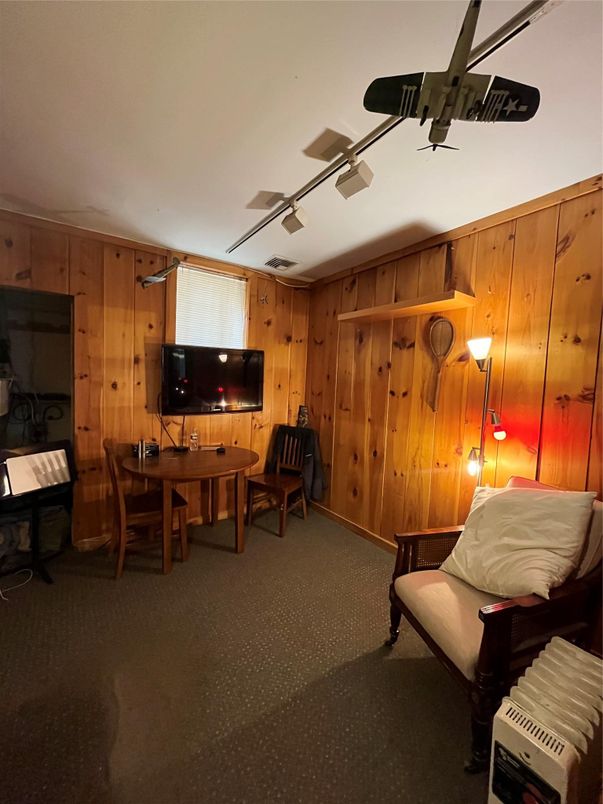 Home Office, Interior, Wooden Walls