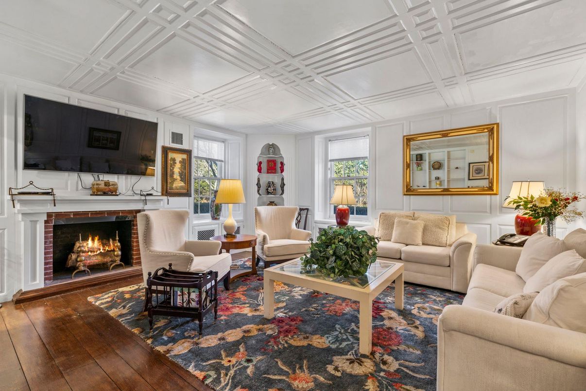 Fireplace, Interior, Living room, Wood Texture Flooring