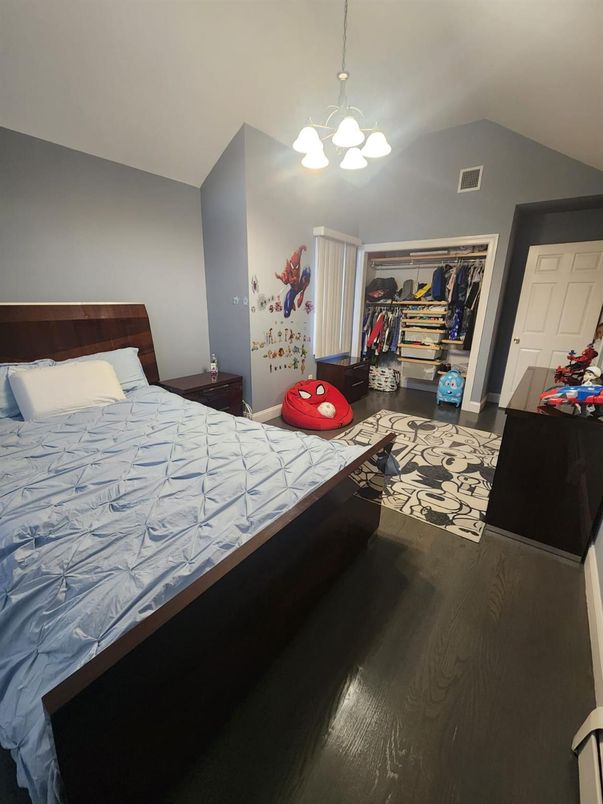Bedroom, Interior, Pendant Lights