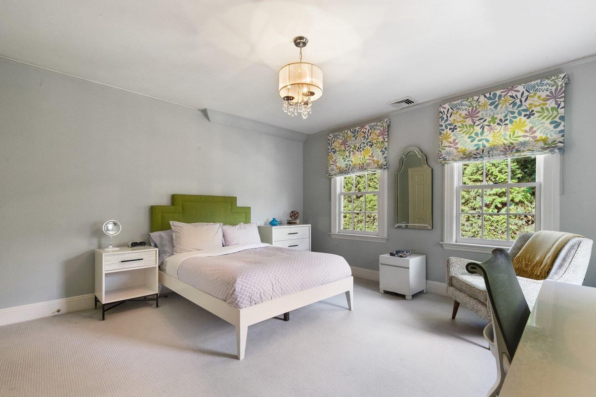 Bedroom, Chandelier, Interior