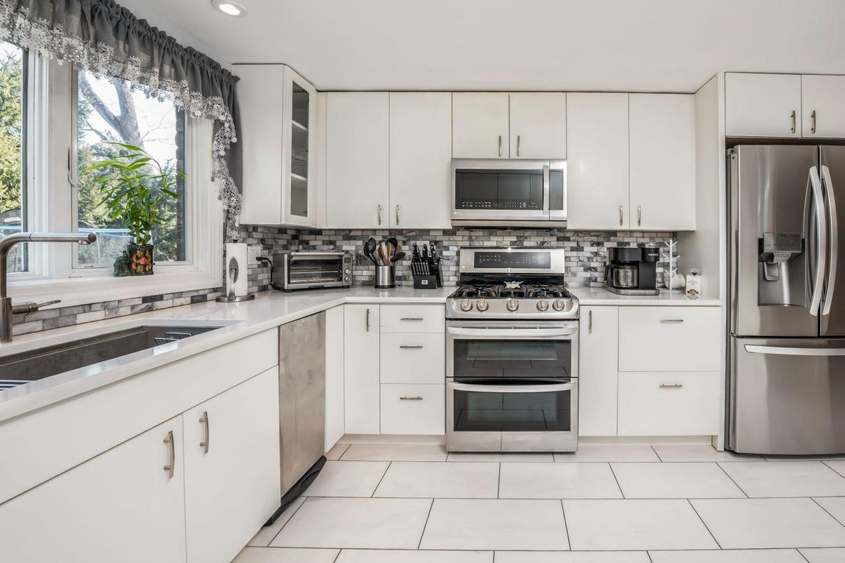 Interior, Kitchen, Recessed Lighting, Stainless Steel Appliances