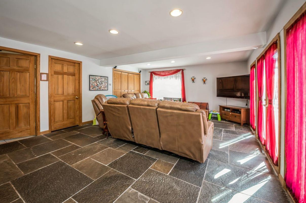 Interior, Living room, Recessed Lighting