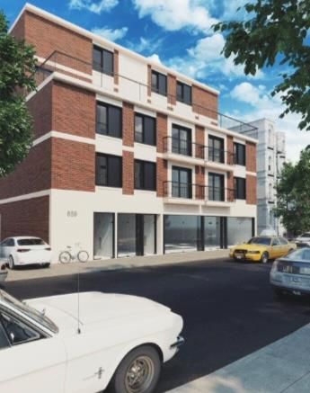 Exterior, Facade, Brick Facade, Modern