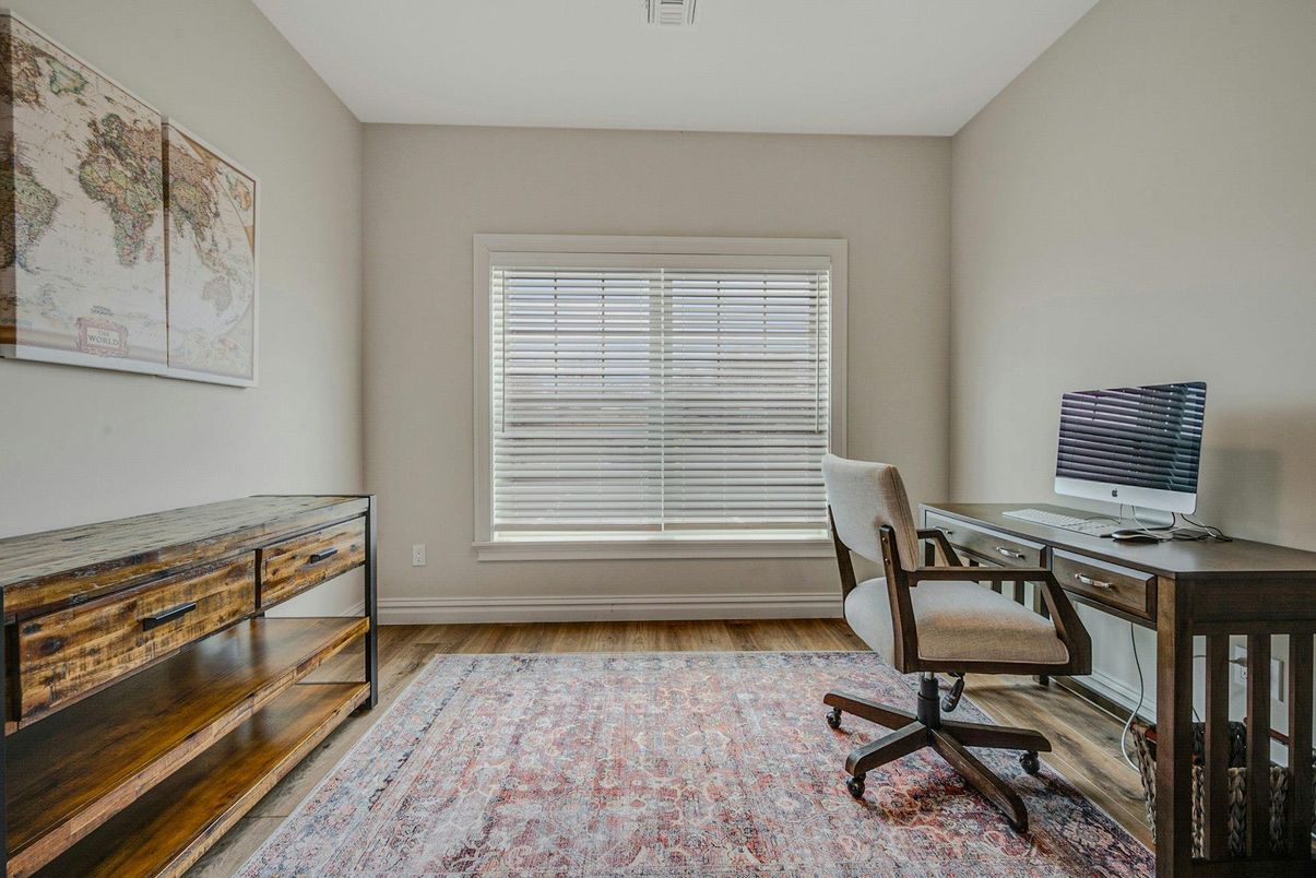 Home Office, Interior, Wood Texture Flooring