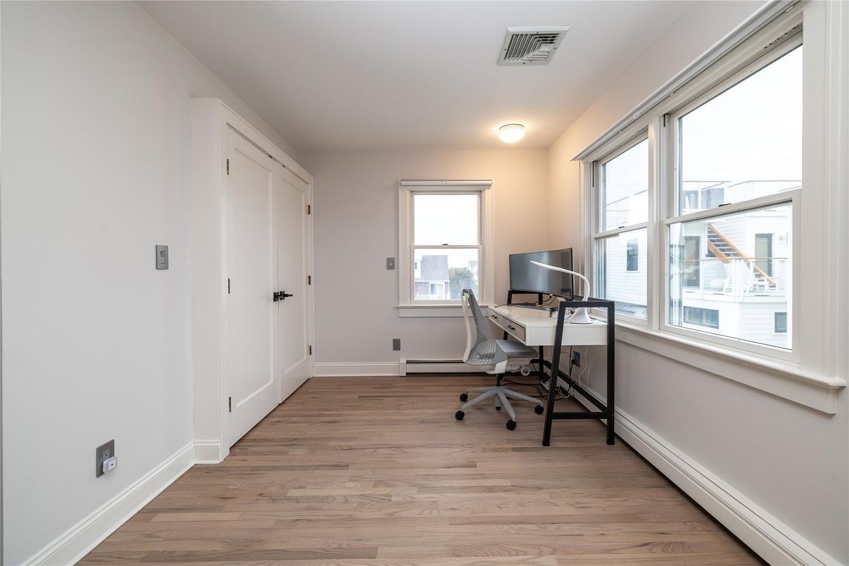 Home Office, Interior, Wood Texture Flooring