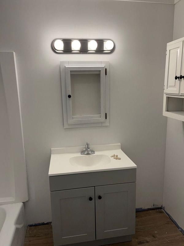 Bathroom, Interior, Wood Texture Flooring