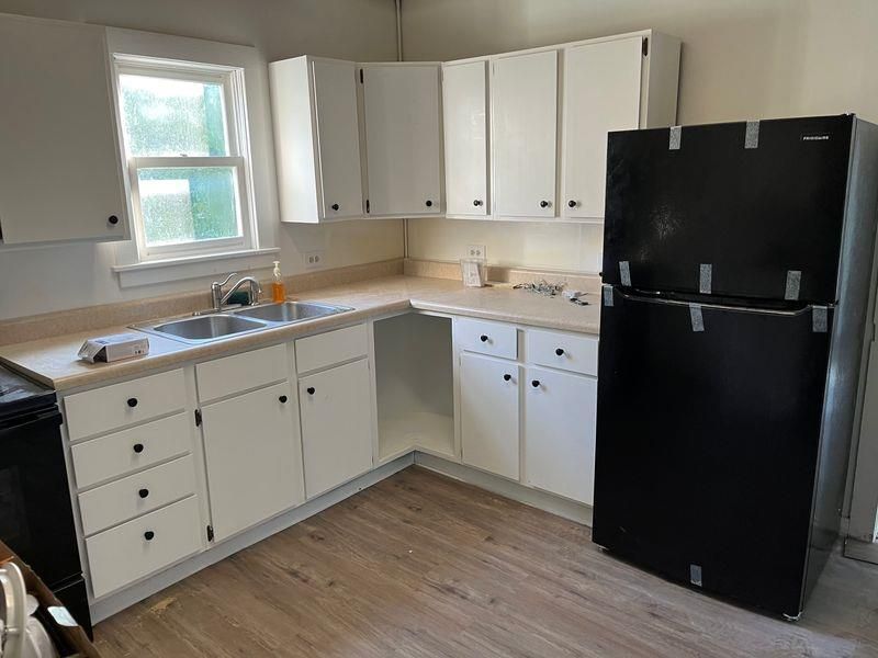 Interior, Kitchen, Wood Texture Flooring