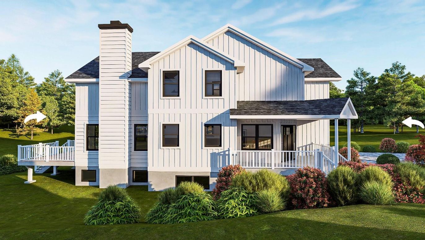 Backyard, Exterior, Facade, Farmhouse