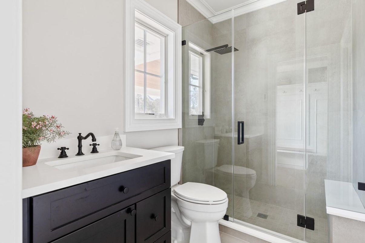 Bathroom, Glass Shower, Interior