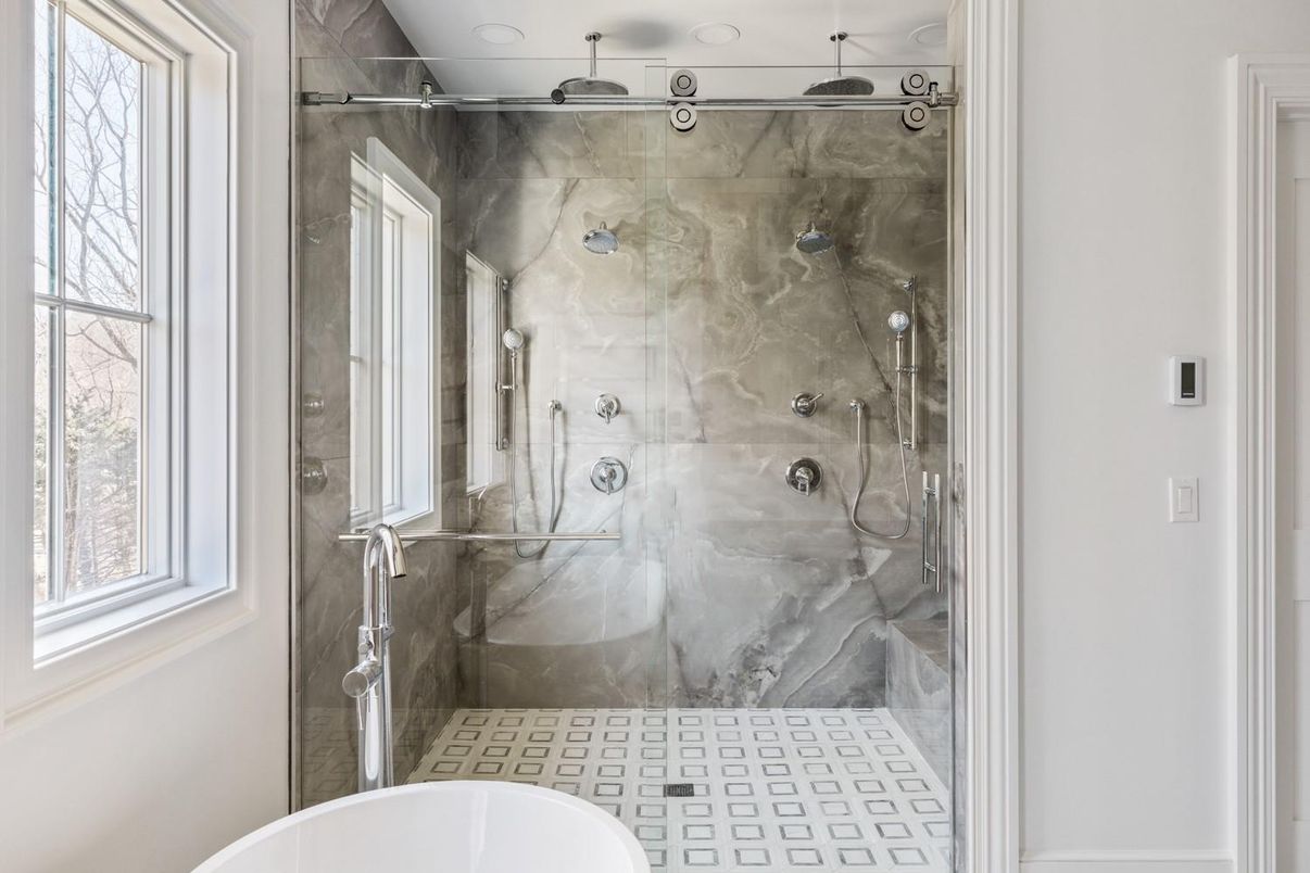 Bathroom, Glass Shower, Interior