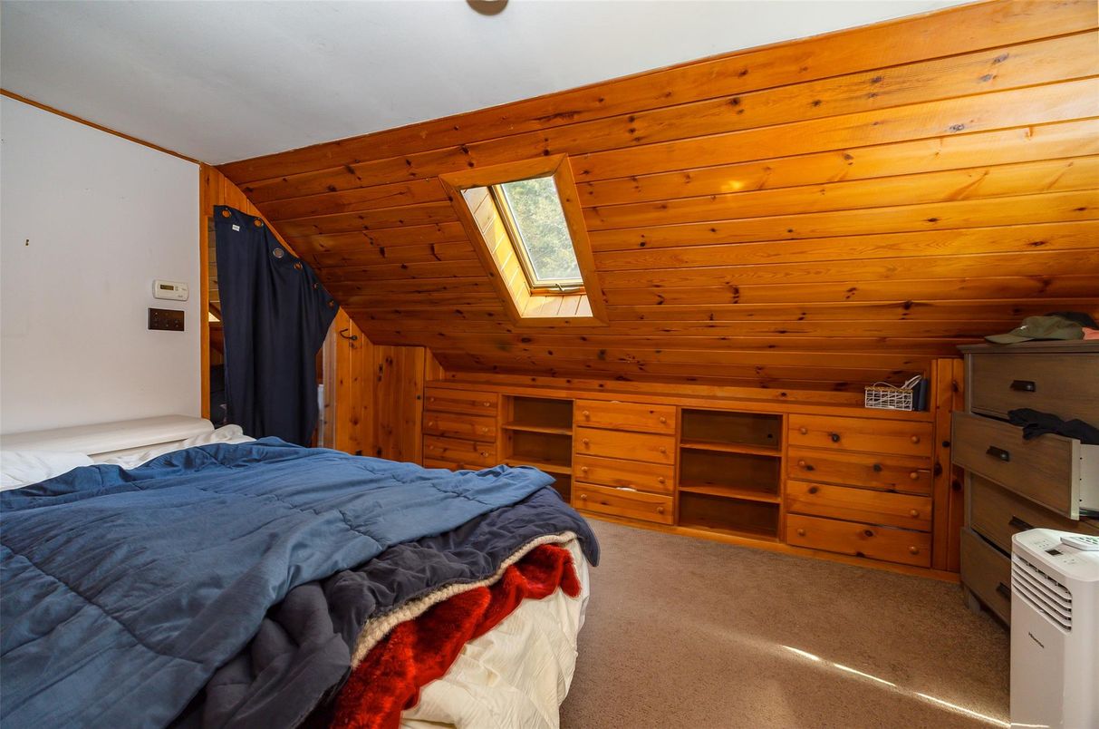 Bedroom, Interior, Wooden Walls