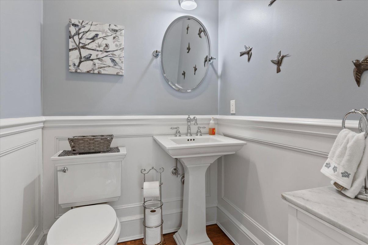 Bathroom, Interior, Wood Texture Flooring