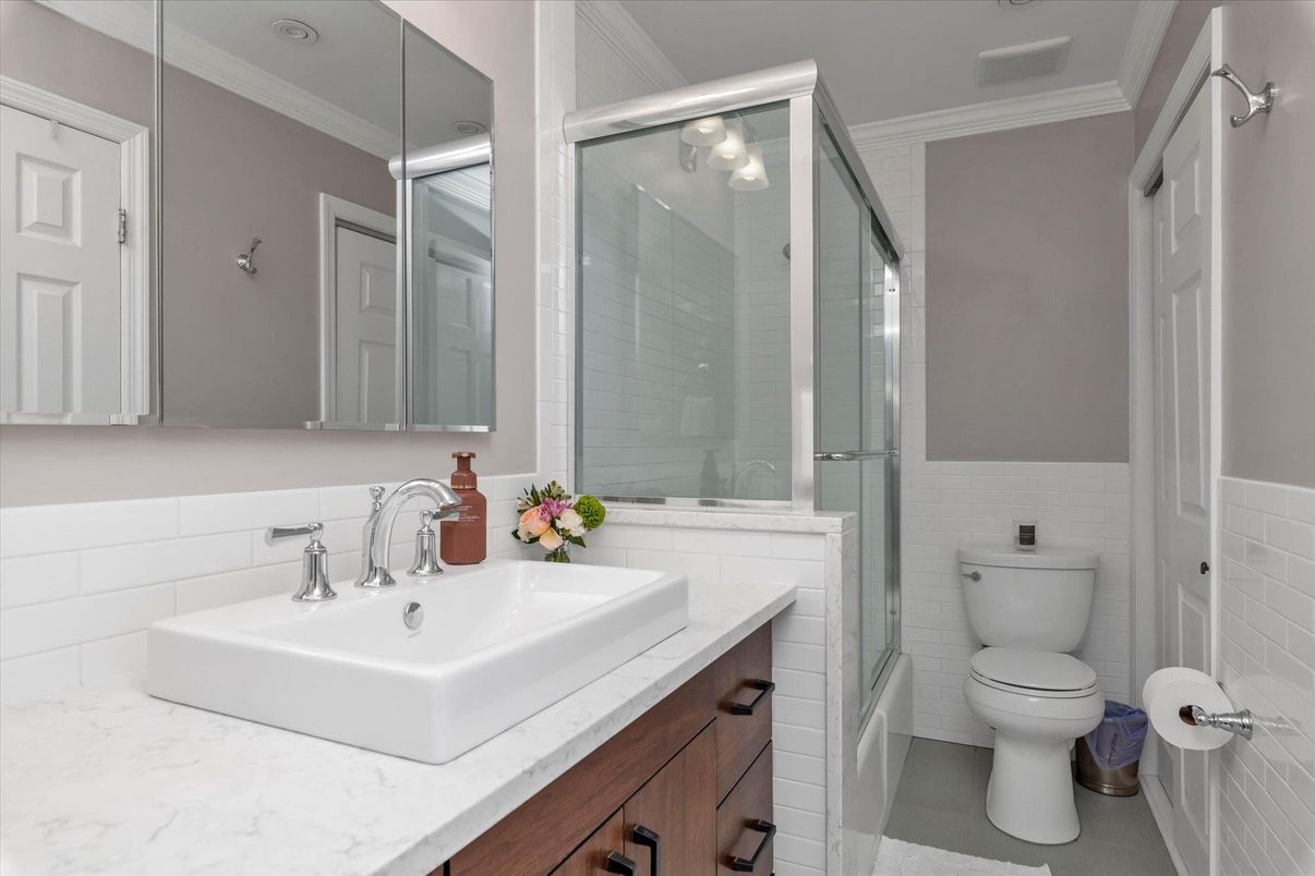Bathroom, Glass Shower, Interior