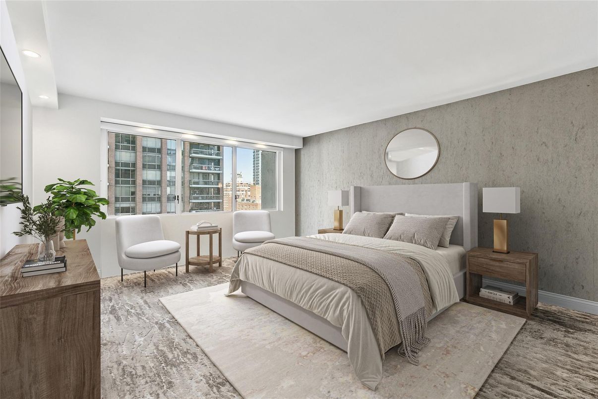 Bedroom, Interior, Recessed Lighting
