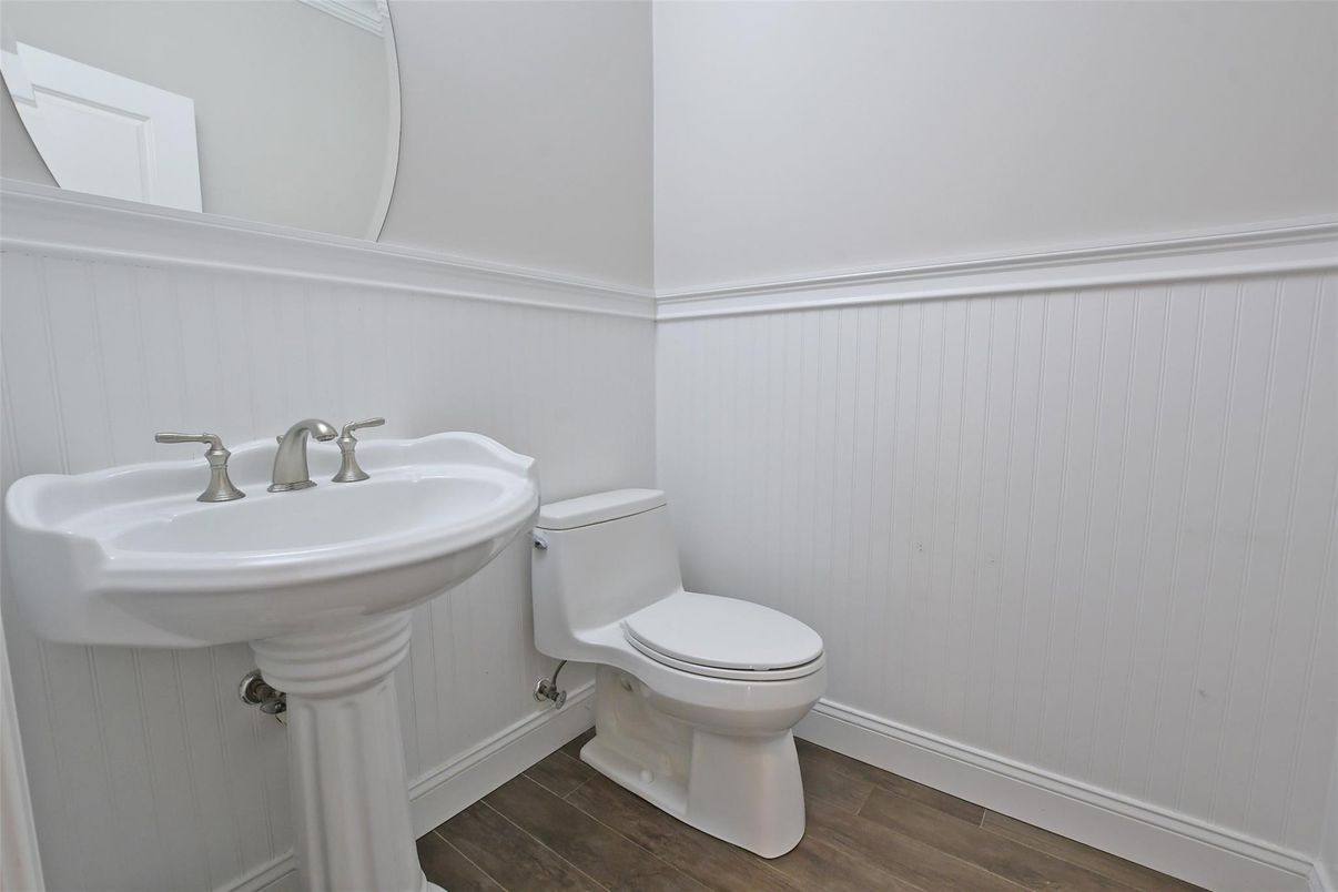 Bathroom, Interior, Wood Texture Flooring