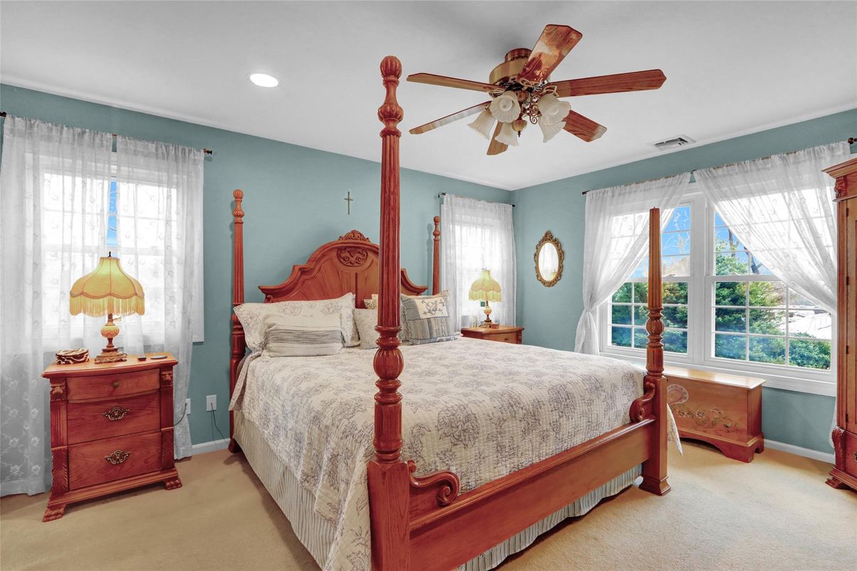 Bedroom, Interior, Recessed Lighting