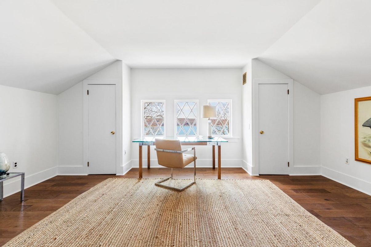 Home Office, Interior, Wood Texture Flooring