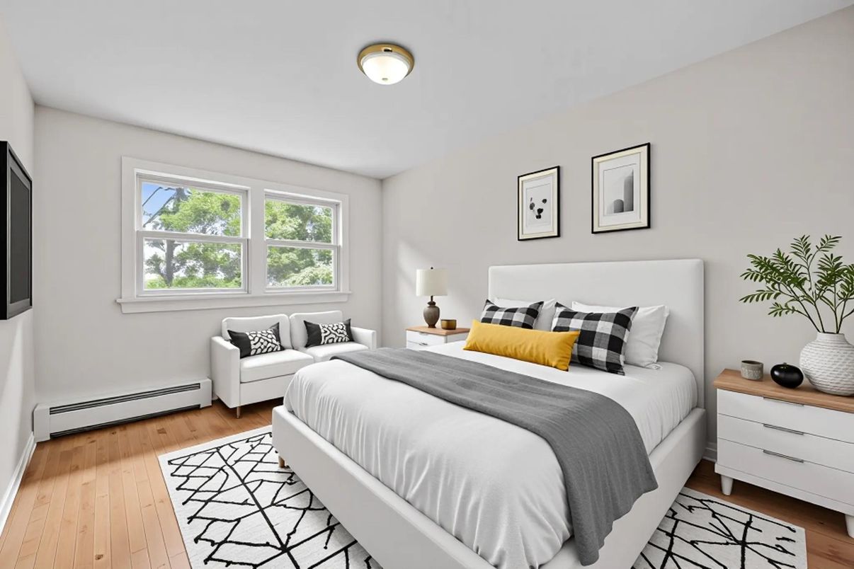 Bedroom, Interior, Wood Texture Flooring