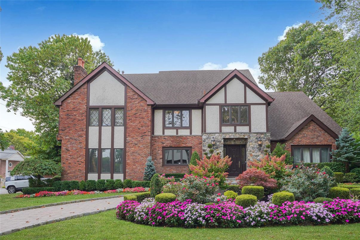Exterior, Facade, Brick Facade, Tudor Revival