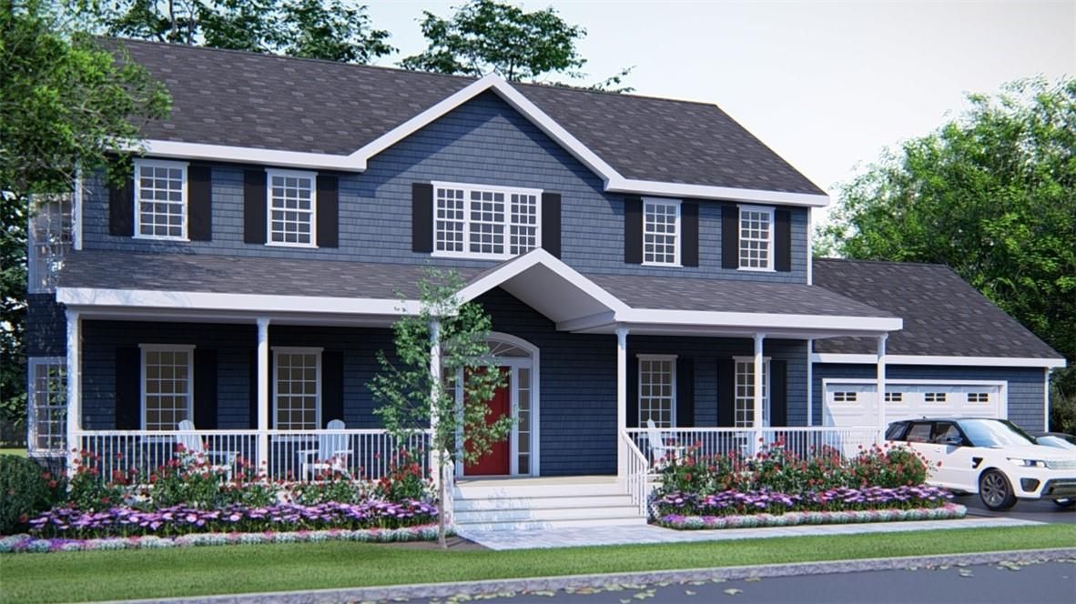 Attached, Exterior, Facade, Cape Cod