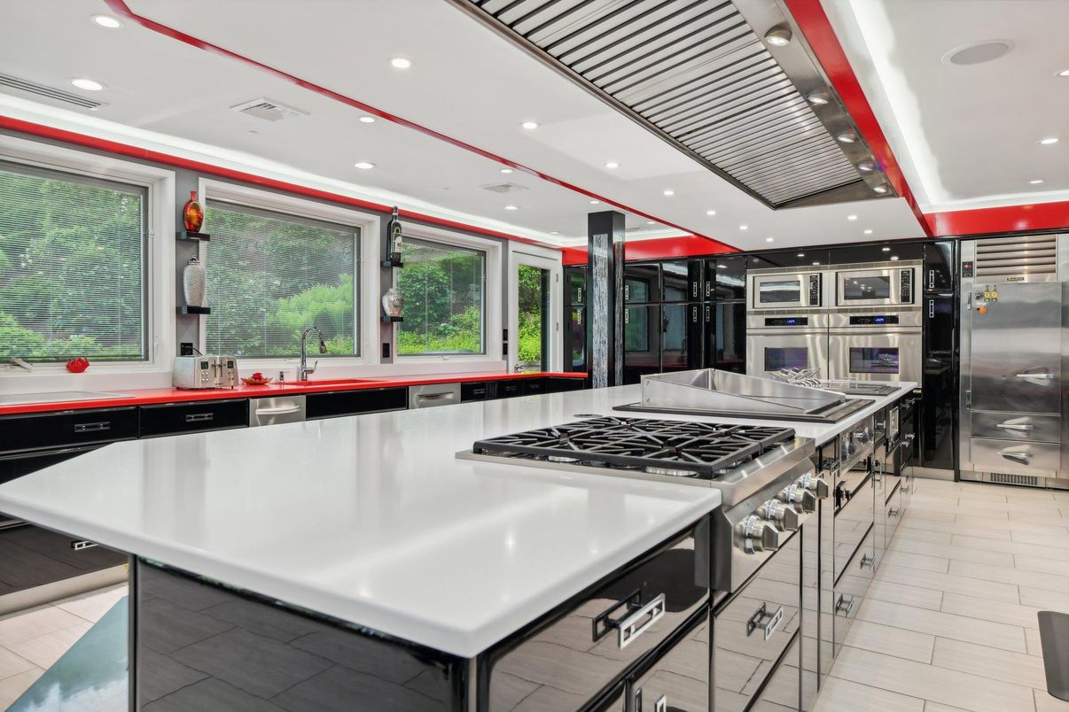 Interior, Kitchen, Recessed Lighting, Stainless Steel Appliances