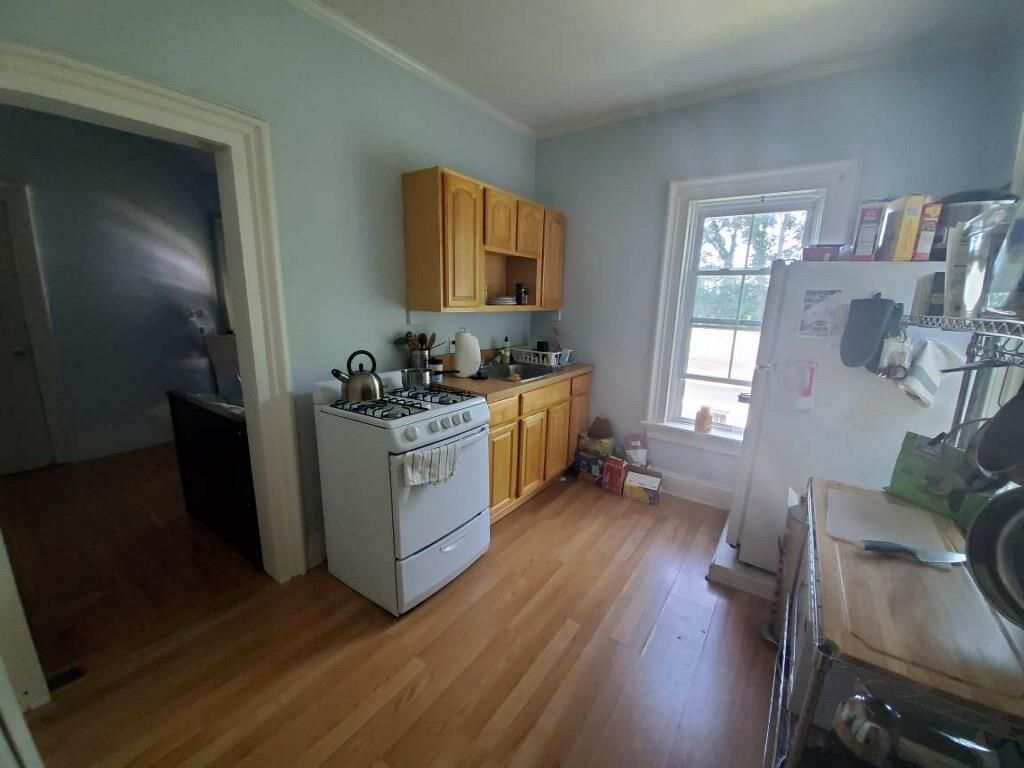 Interior, Kitchen, Wood Texture Flooring