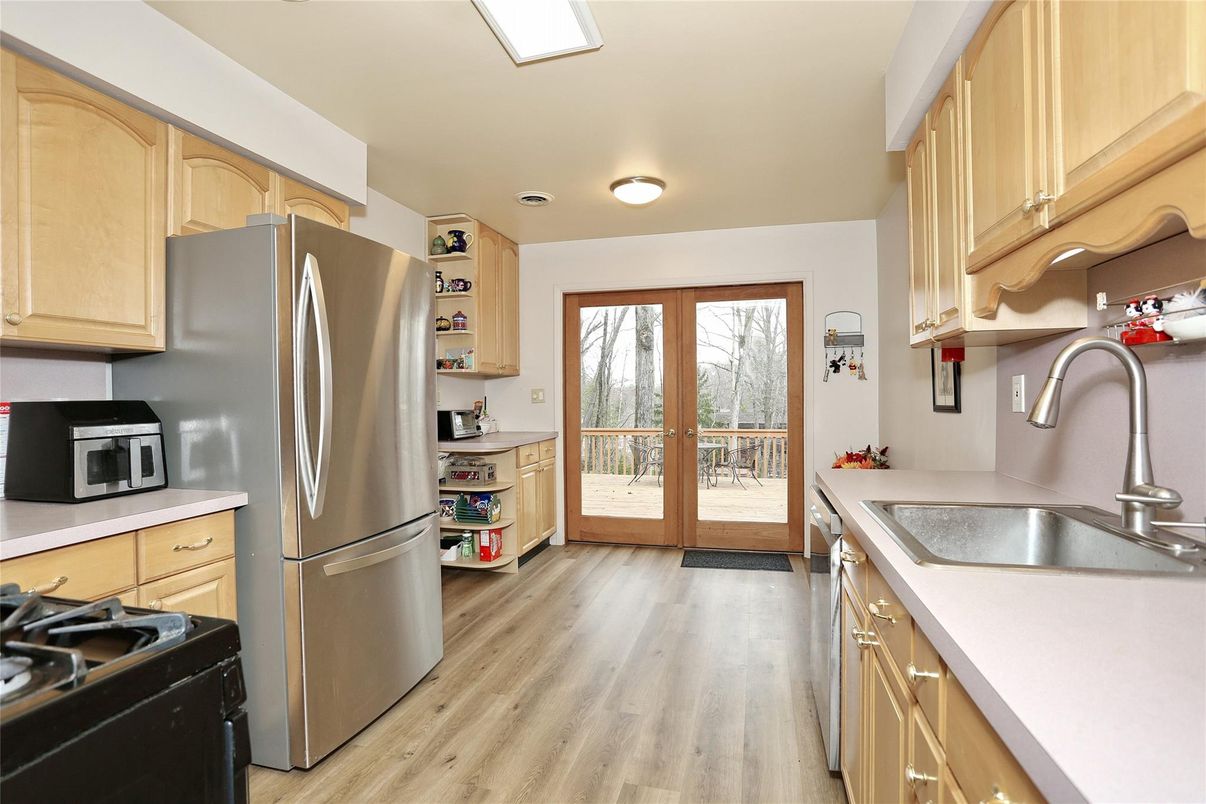 Interior, Kitchen, Wood Texture Flooring