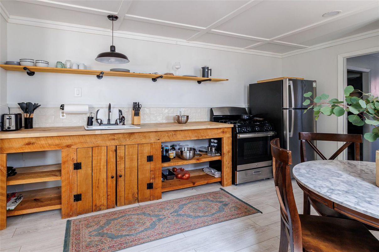 Interior, Kitchen, Wood Texture Flooring