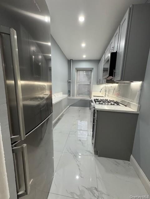 Interior, Kitchen, Marble, Recessed Lighting