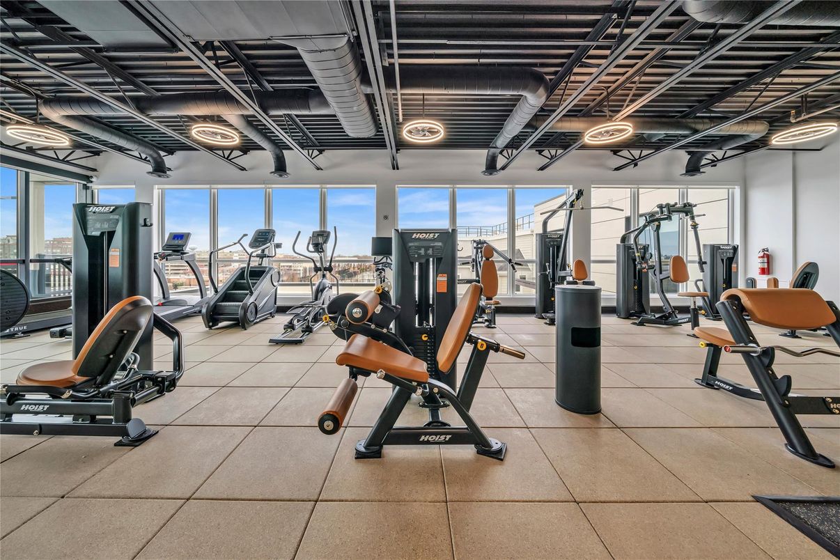 Fitness Equipment, Gym, Interior