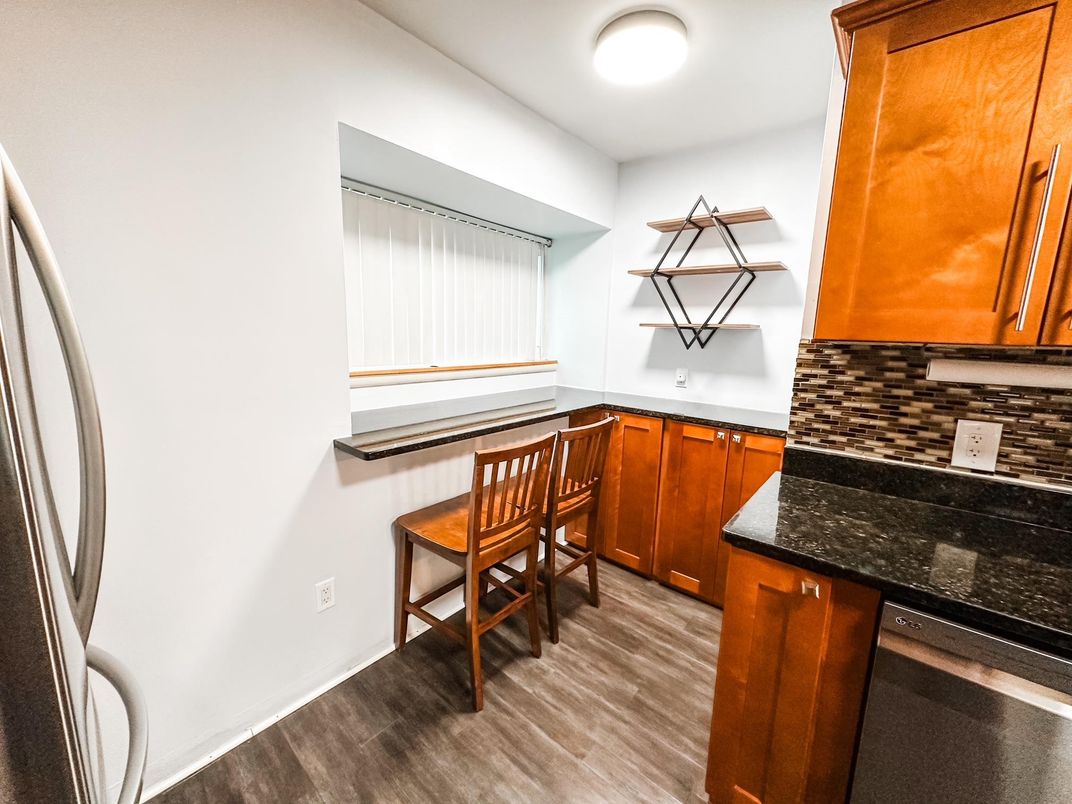 Interior, Kitchen, Wood Texture Flooring