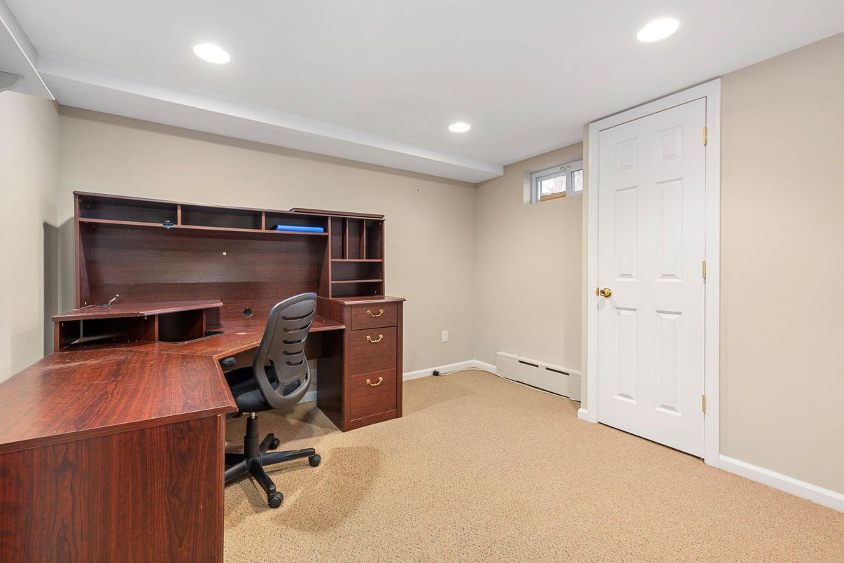 Home Office, Interior, Recessed Lighting