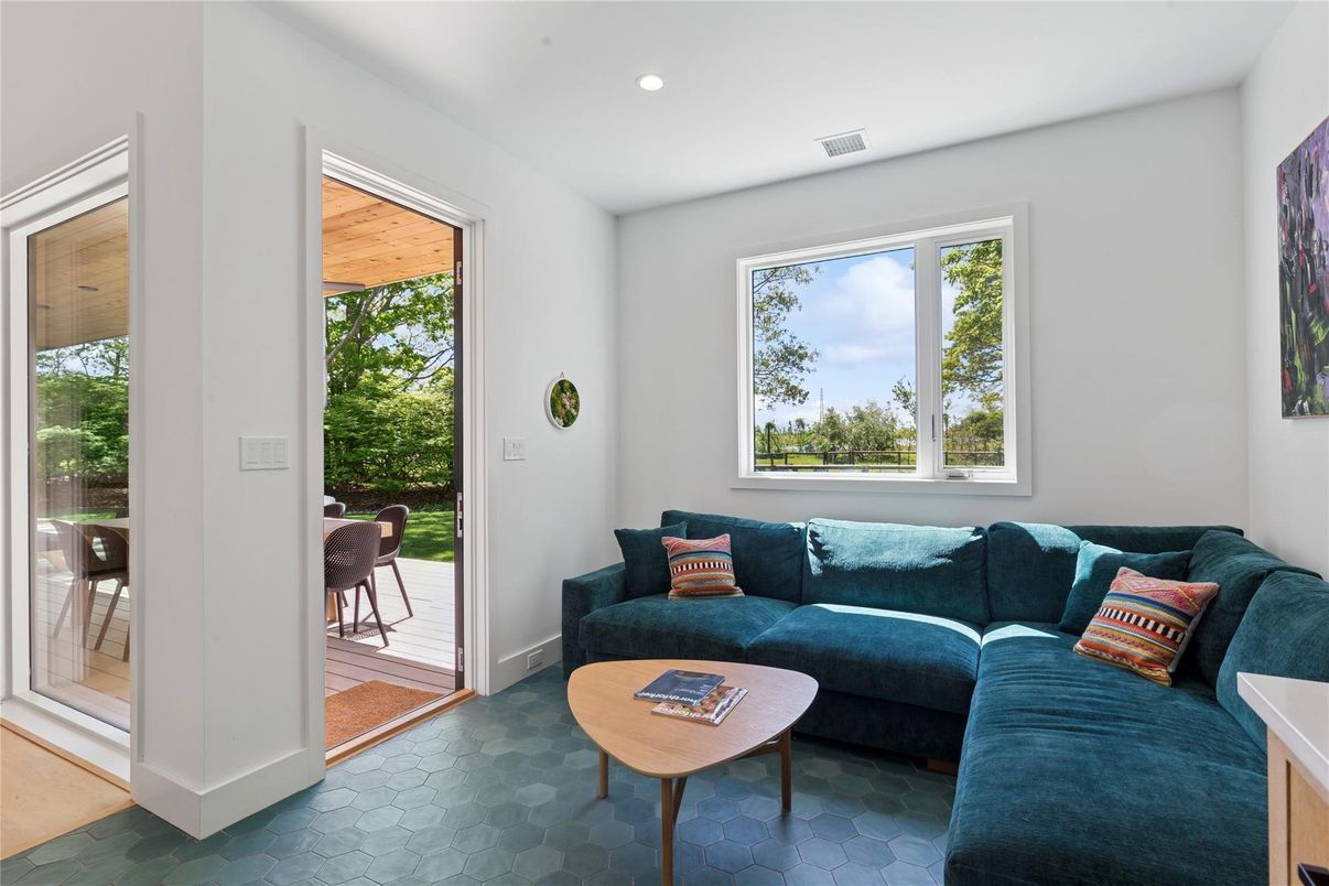 Interior, Living room, Recessed Lighting